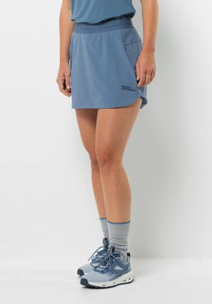 Jack Wolfskin Skort JACK WOLFSKIN PRELIGHT CHILL SKORT W, Damen, Gr. M (38/40), blau (elemental, blau), 1. OBERSTOFF: 84% POLYAMID, 16% ELASTHAN; 2. OBERSTOFF: 85% 