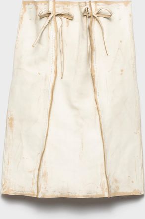 Prada Leather skirt