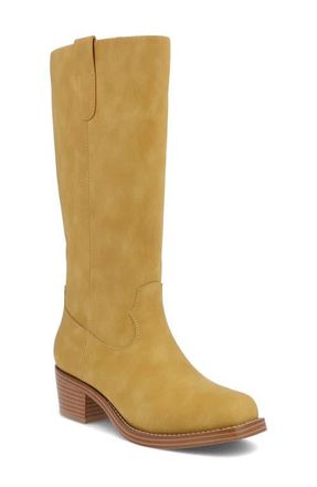 Mia Riding Boot in Banana at Nordstrom, Size 7.5