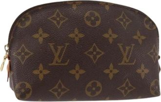 Louis Vuitton Pre-owned Clutches, female, Brown, Size: ONE SIZE Pre-owned Vintage Canvas Clutch