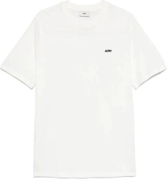 Autry T-shirt met korte mouwen en logo-detail - Heren - T-shirts - Wit - L - Tops