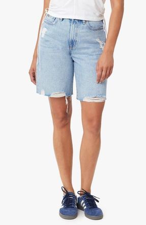 Habitual Joey Long Cutoff Denim Shorts in Aire at Nordstrom, Size 28