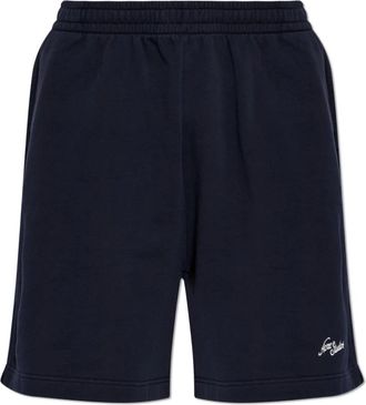 Acne Studios Casual Fleece Shorts - Heren - Korte Broeken - Blauw - L - Katoen - Korte Broeken