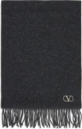 Valentino Garavani Scarves - Heren - Wintersjaals - Grijs - ONE Size - Accessoires