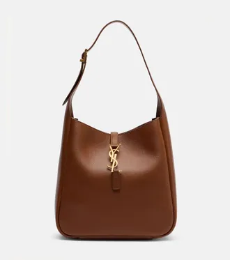 Saint Laurent Le 5 &agrave; 7 Small leather tote bag