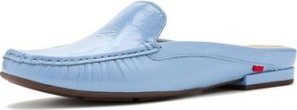 Marc Joseph New York Amsterdam Mule Womens Shoes Sky Blue Svelte Patent : 7.5 M, Leather