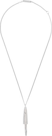 AMBUSH Collar con capuch&oacute;n de bol&iacute;grafo de lat&oacute;n plateado - Accessories - unisex - Gris - ONE SIZE