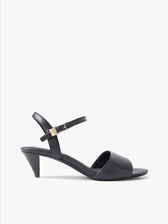 Tommy Hilfiger Sandalias de tac&oacute;n en piel