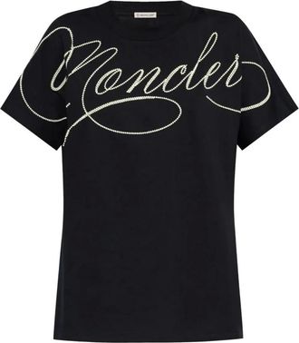 Moncler Mujer, Camisetas, Negro, Talla: S