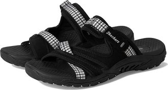 Skechers Reggae - Color-Full Womens Sandals Black : 5.5 B - Medium, Leather/Textile