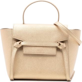 Celine Pre-owned Celine Nano Grained Calfskin Belt Bag Ladies U-GA-0179