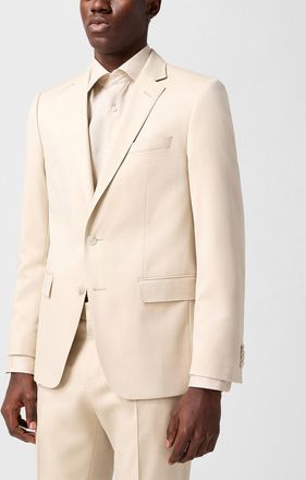 BOSS Mens Ivory pure virgin wool Blazer Jacket