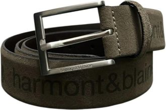 Harmont & Blaine Riem - Heren - Riemen - Grijs - 110 CM - Accessoires