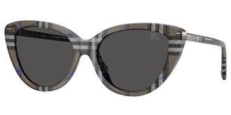 Burberry Dark Grey Cat Eye Ladies Sunglasses BE4457F 416687 55