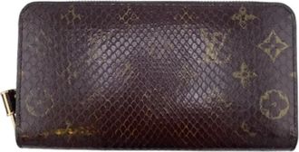 Louis Vuitton Pre-owned Wallets, female, Brown, Size: ONE SIZE Pre-owned Canvas Wallet