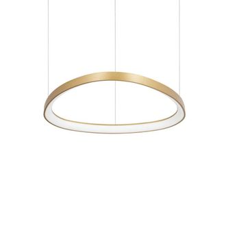 Netlighting Gemini 61cm LED Integrated LED Pendant Ceiling Light Brass 2700K in Gold