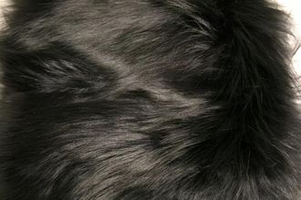 Dolce & Gabbana Black Fur Shoulder Collar Wrap Shawl Womens Scarf