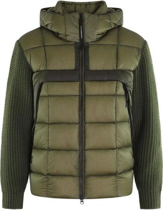 C.P. Company C.P. Company, Winter Jackets, male, Green, M, Merino Mixed Jacket