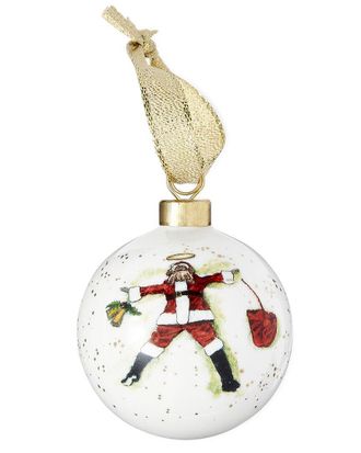 Spode Kit Kemp Doodles Best In Snow Bauble