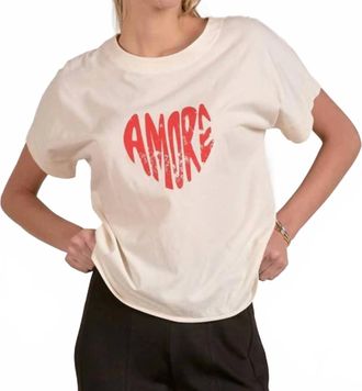 Elan Amore Tee In White