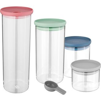 Berghoff Leo 4-Piece Covered Container & Scoop Set in Multicolor at Nordstrom Rack