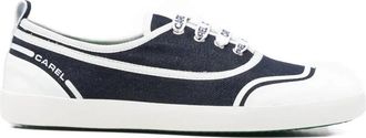 Carel Denim Stoffen Sneakers - Dames - Sneakers - Blauw - 38 EU - Denim - Schoenen