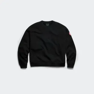 Canada Goose Manteau &agrave; col rond Rove (Hommes, Black, TG)