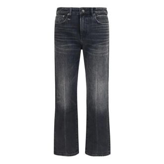 R13 Romeo Jeans - Dames - Jeans - Zwart - Maat: W27 Katoen