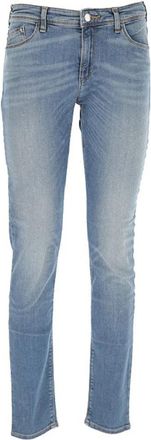 Emporio Armani Blauwe Slim Fit Jeans - Dames - Skinny Jeans - Blauw - W29 - Jeans