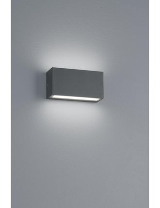 Trio Trent Applique 2 Led Biemissione Da Esterno Luce Calda 3000k 10 W Colore Atrancite 226960242