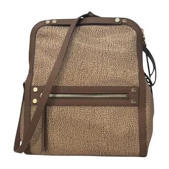 Borbonese Backpacks, female, Brown, Size: ONE SIZE Borsa Hobo Medium