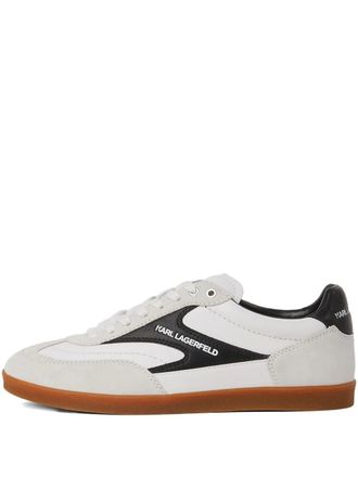 Karl Lagerfeld Kandidate leather sneakers - White