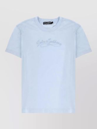 Dolce & Gabbana logo crew neck t shirt short sleeves