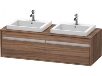 Duravit Ketho Mueble De Pared 6797, 2 Extra&iacute;bles, 1400mm, Para 2 - Duravit