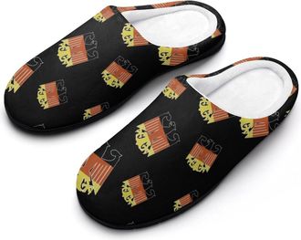 Generic Coat Arms of German Flag Cotton Slippers for Women Indoor Outdoor Slipper Slip-On Memory Foam Home Shoes