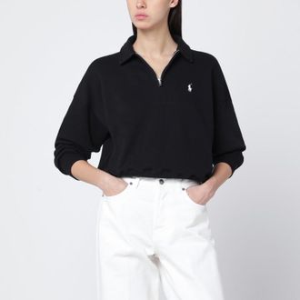 Polo Ralph Lauren Black zip-up sweatshirt