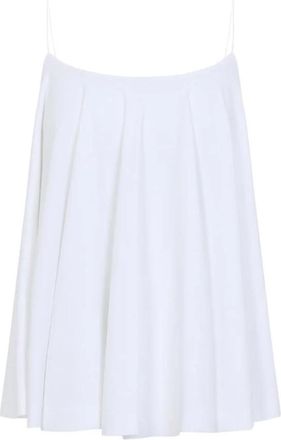 Jacquemus Camisole met plooien - Dames - Tops zonder mouwen - Wit - S - Polyester - Tops