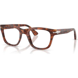 Persol 51mm Square optical glasses in Tortoise at Nordstrom