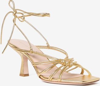 Loeffler Randall Sandalen mit Absatz aus Metallic-Leder Vivienne