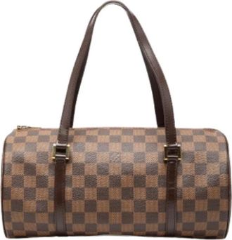 Louis Vuitton Pre-owned Papillon 30 - Dames - Vintage Handtas - Bruin - ONE Size - Leer - Vintage
