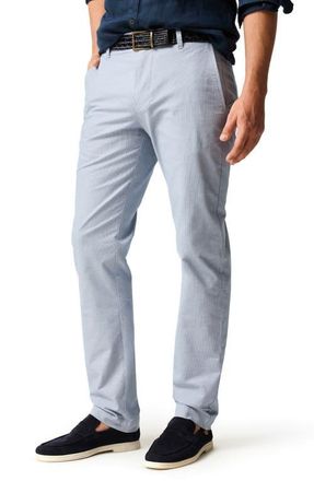Rodd & Gunn Gunn Flat Front Stretch Cotton Suit Pants in Dusk at Nordstrom, Size 40