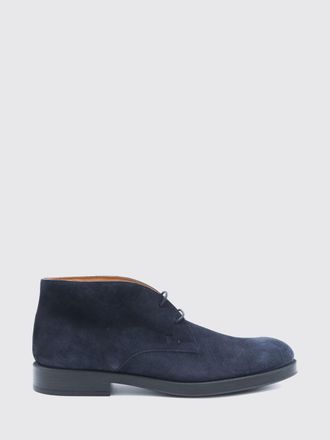 Tod's Suede Chukka Boots with Embossed T Timeless Logo