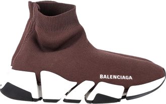 Balenciaga Pre-owned Womens Speed 2.0 Sneakers in Brown - Size EU 35