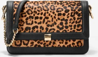 Cole Haan Womens Daniella Chain Shoulder Bag - Beige