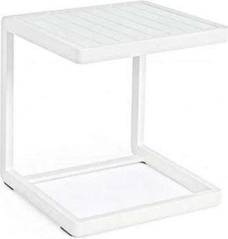Decorspace Tavolino da caffe Konnor per lettino da esterno e giardino 40 cm in alluminio -Barn