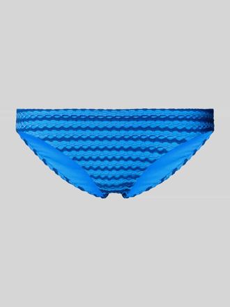 Seafolly Bikinihose mit Strukturmuster in Blau, Gr&ouml;&szlig;e 36