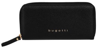 Bugatti Geldb&ouml;rse BUGATTI ELLA SAFFIANO, Damen, schwarz, Kunstfaser, Kleinlederwaren Geldb&ouml;rse