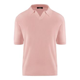 Bomboogie Jersey de algod&oacute;n con cuello solapa - Knitwear - Hombre - Rosa - XL