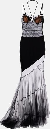 Nensi Dojaka Abito lungo asimmetrico