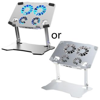 OEM Disipador De Calor Para Soporte De Tableta, Soporte De Aleaci&oacute;n De Aluminio Para Port&aacute;til, Potente Ventilador De Refrigeraci&oacute;n